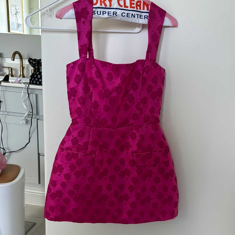 Amanda Uprichard Pink Mini Dress